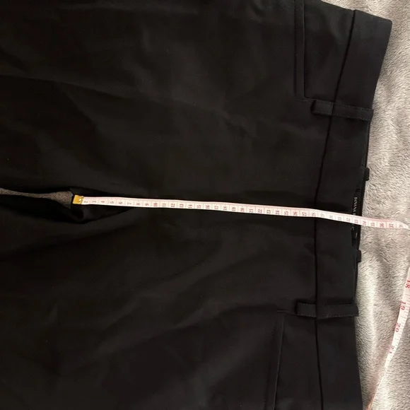 Banana Republic 100% Italian Wool Classic Black Straight Leg Dress Pants-Size 12 - Picture 11 of 14